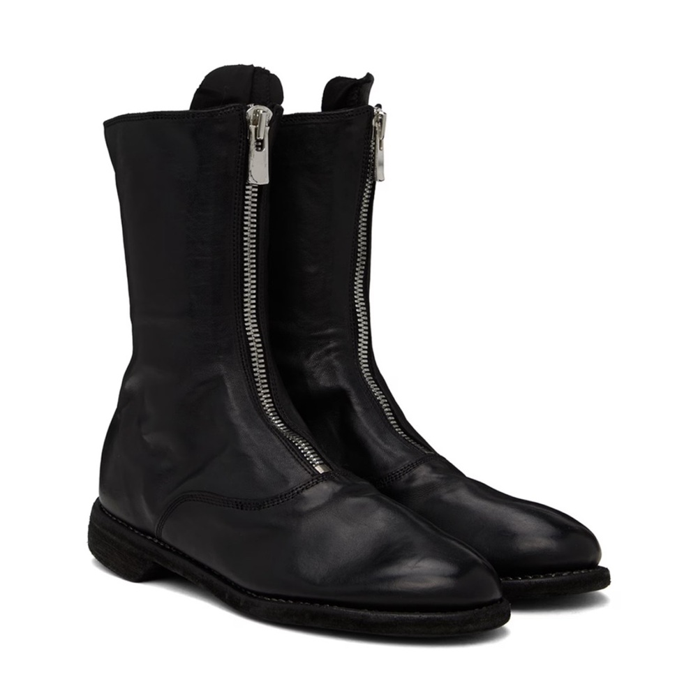 Guidi 310 Soft Horse Full Grain Front Zip Army Boots